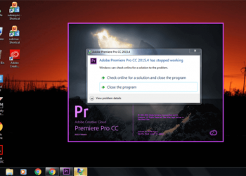 Lỗi adobe premiere pro cc has stopped working