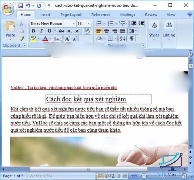 Phần mềm chuyển PDF sang Word – Free PDF to Word Converter 8