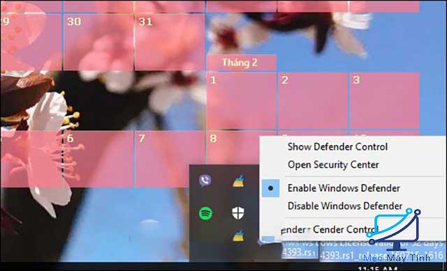 Cách bật tắt Windows Defender qua phần mềm 7