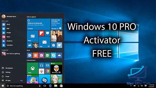 Danh sách Share Key Active Windows 10 Pro
