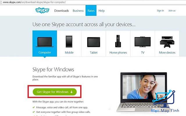 Cách tải và sử dụng Skype trên máy tính 1