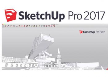 Giao diện của phần mềm Sketchup Pro 2017 full