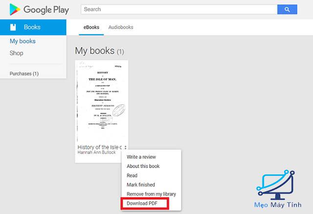 Tính năng của Google Books Downloader