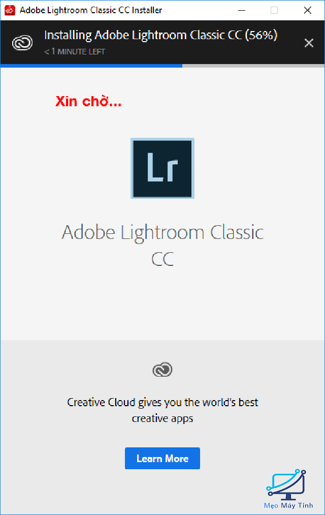 Cách cài đặt Adobe Lightroom Classic CC 2018 bước 4