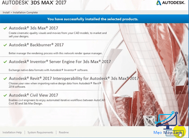 cài đặt 3ds Max 2017 bước 6