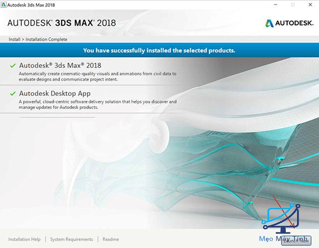 cài đặt phần mềm 3DS Max 2018 bước 6