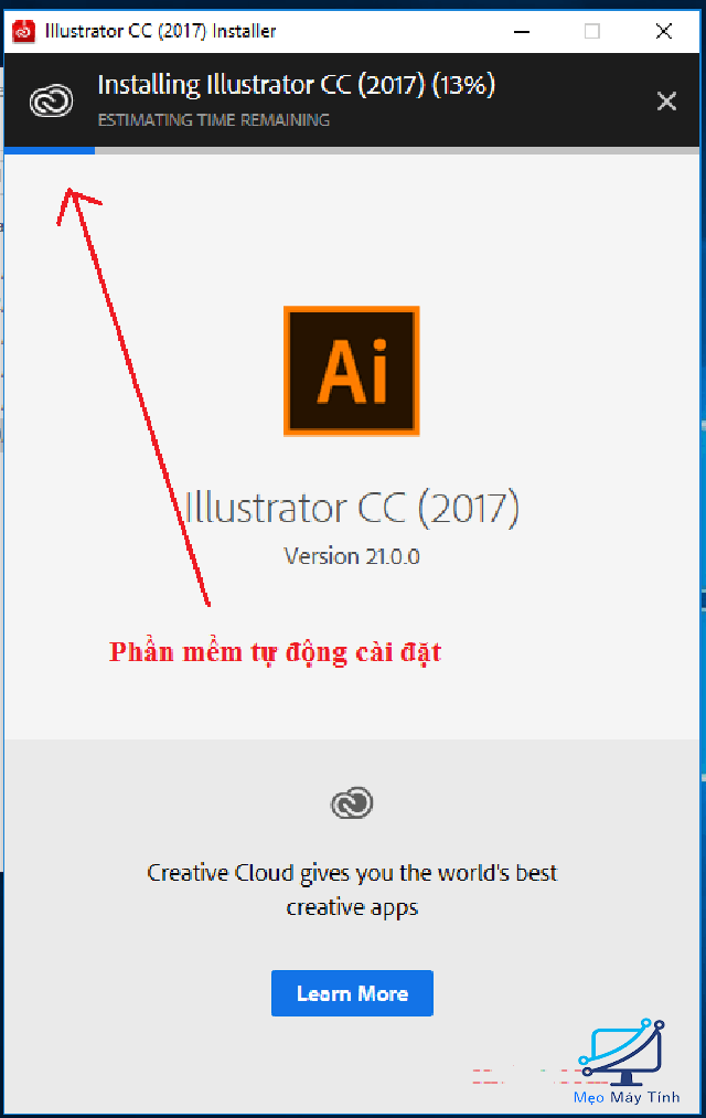 cài đặt Adobe Illustrator CC 2017 bước 2