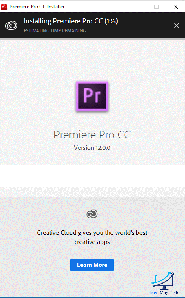 cài đặt phần mềm Adobe Premiere Pro CC 2018-2