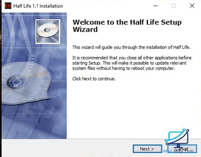 Cài Đặt Half Life 1.1 bước 1