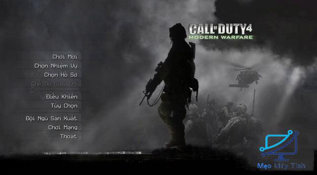 cài đặt game Call Of Duty 4 bước 5
