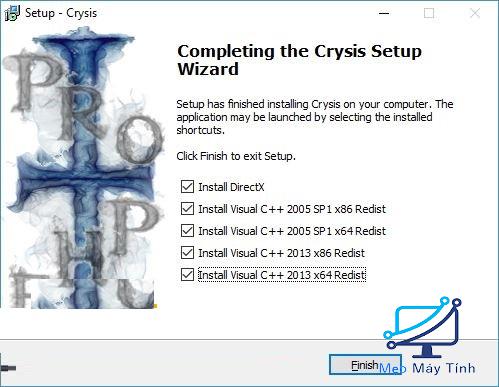 cài đặt game Crysis 1 bước 4