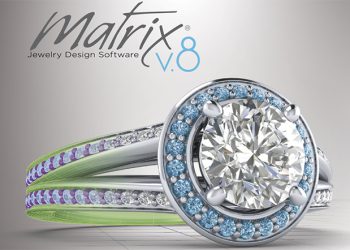 Phần mềm thiết kế mô hình trang sức Gemvision Matrix 8