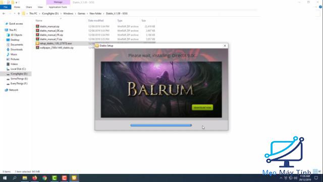 cài đặt Diablo 1 chi tiết cho PC
