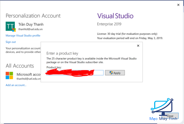 cài đặt Visual Studio 2019 bước 8