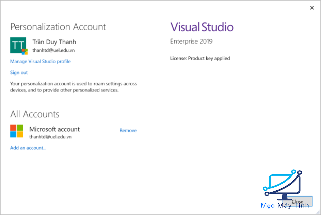 cài đặt Visual Studio 2019 bước 9