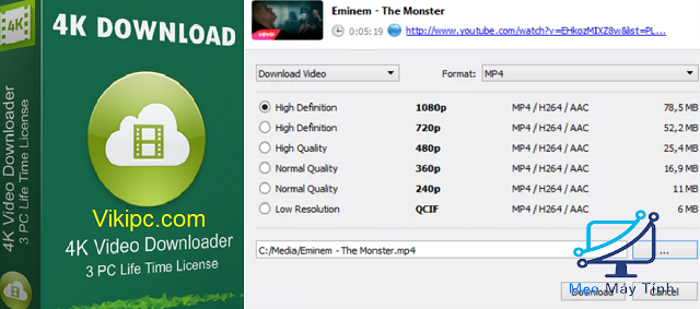 Tính năng của  4k video Downloader 