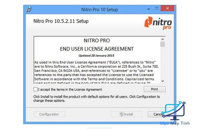 Hướng dẫn cài đặt Nitro Pro 10 full crack 1