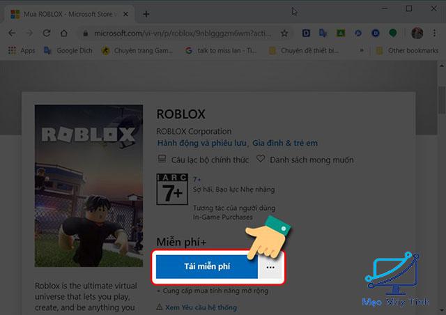 Cách cài đặt Roblox trên máy tính 1