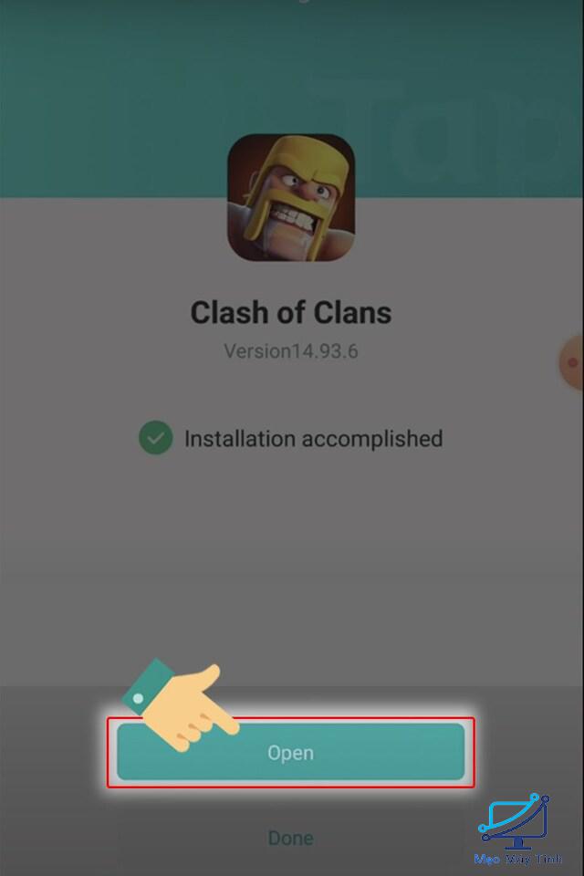Cài đặt Clash Of Clans trên Android 8