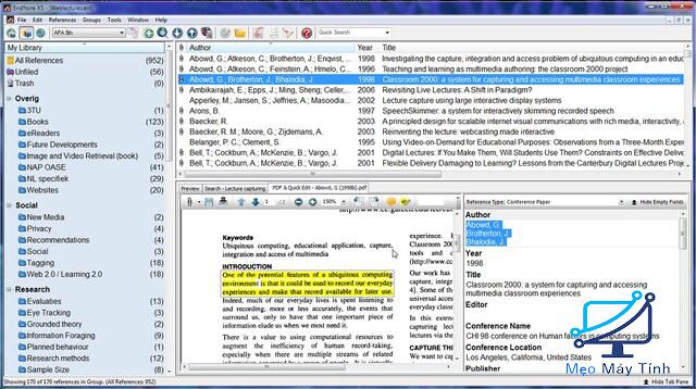 Hướng dẫn sử dụng EndNote X5 