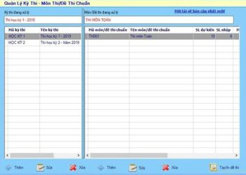 Phần mềm trộn đề trắc nghiệm Lino