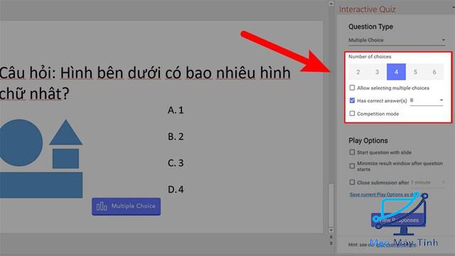 Tạo câu hỏi trắc nghiệm 2