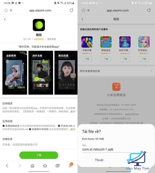 Cách cài đặt Xingtu trên Android