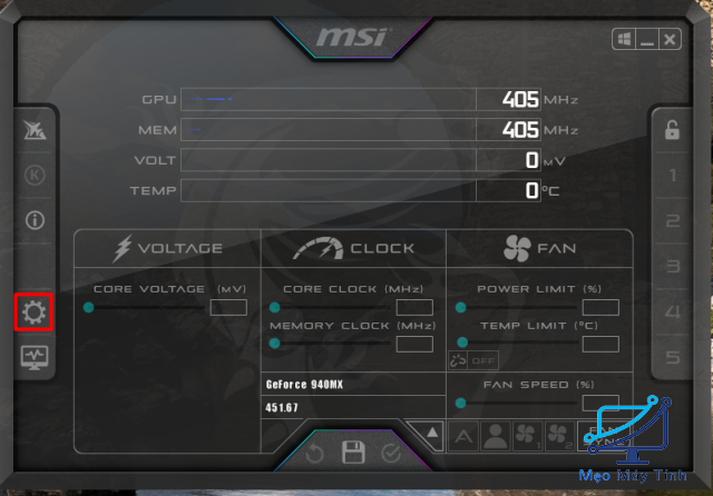 cách hiển thị FPS trong game bằng phần mềm MSI AfterBurner 2