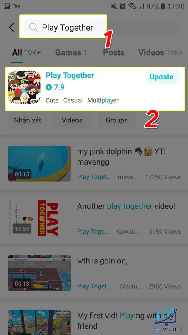 Cập nhật Play Together cho Android không tương thích 3