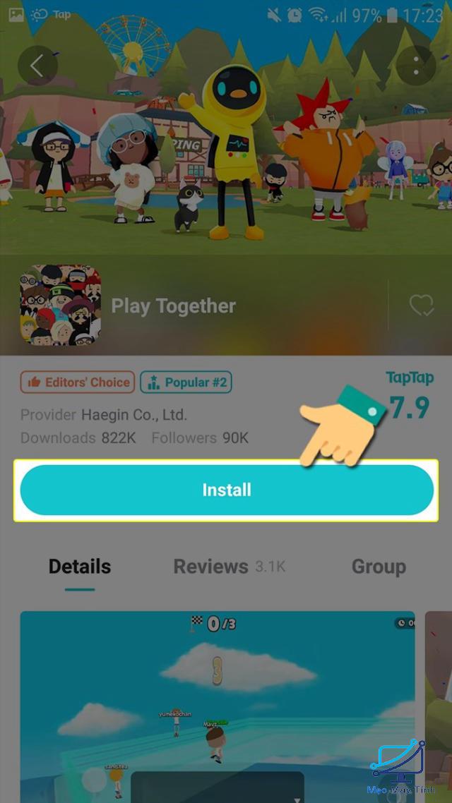 Cập nhật Play Together cho Android không tương thích 6