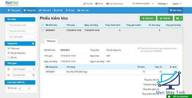 phần mềm quản lý kho 1