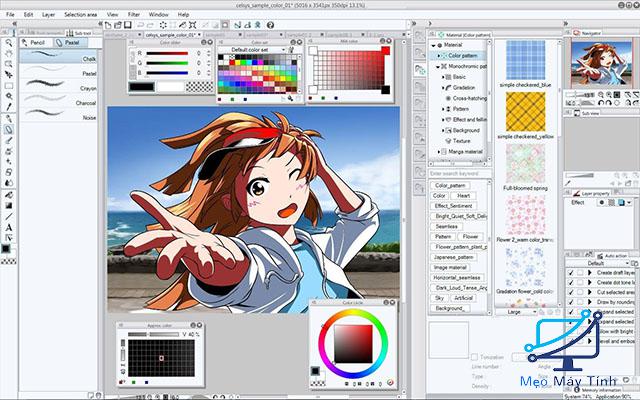 Phần mềm vẽ anime trên máy tính Clip Studio Paint