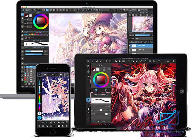 Phần mềm vẽ anime trên máy tính MediBang Paint Pro
