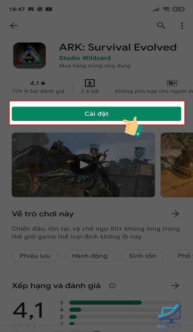 Cách tải Ark Survival Evolved cho Android 3