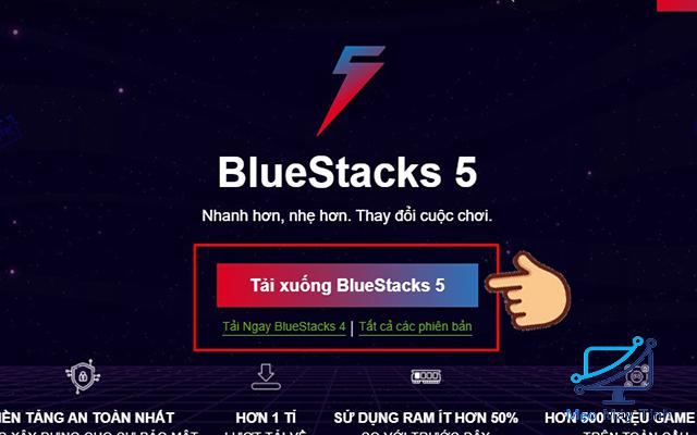 Cách tải BlueStacks 1