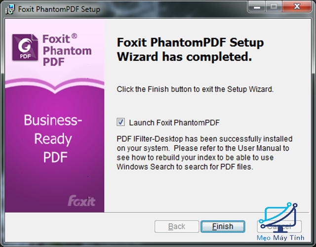 cài đặt Foxit Phantom full crack 5