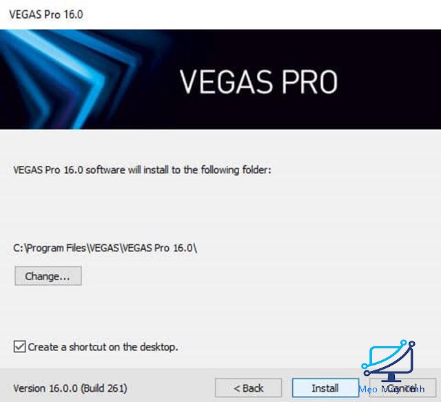 cài đặt Vegas Pro 16 bản thủ công 3