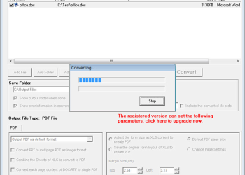 Phần mềm Advanced Word to Pdf Converter Free