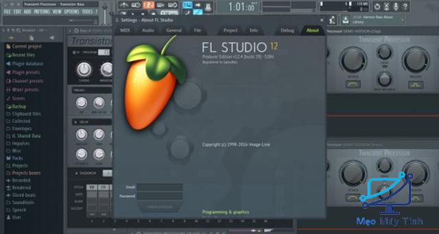 Phần mềm làm nhạc FL Studio 12