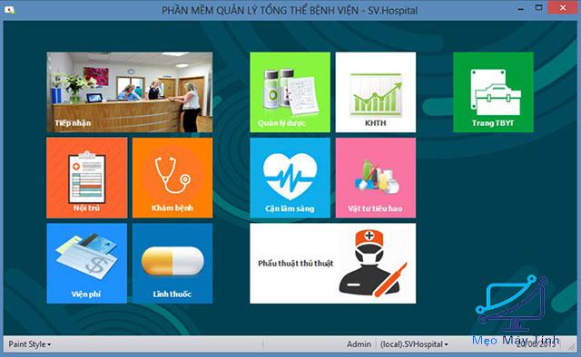 Phần mềm quản lý bệnh viện SAO VIET