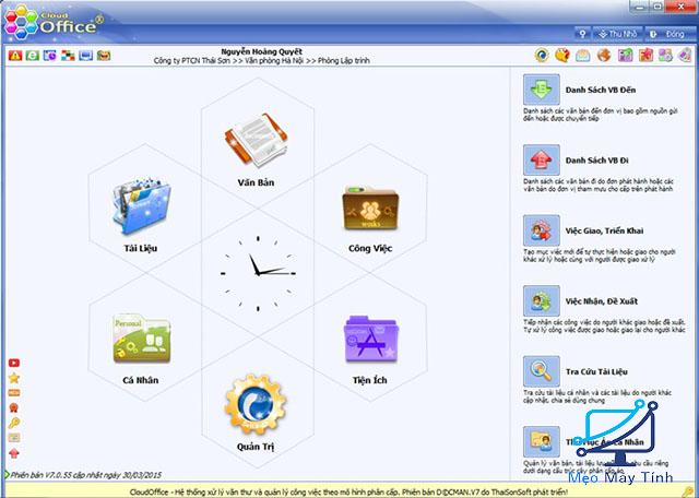 Phần mềm quản lý văn bản CloudOffice
