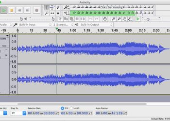 Phần mềm thu âm trên máy tính Audacity