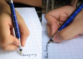 Cách cầm bút viết chữ đẹp