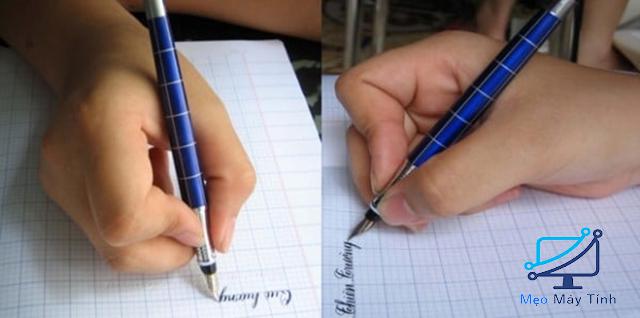 Cách cầm bút viết chữ đẹp