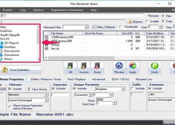 phần mềm đổi tên file hàng loạt 1