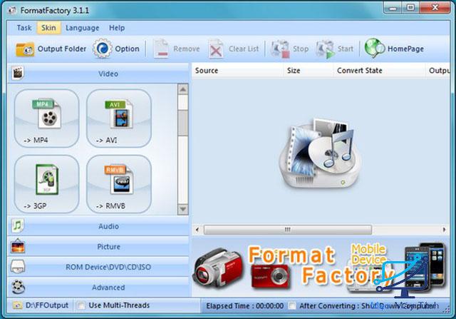 Phần mềm ghép Sub vào phim Format Factory