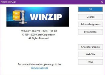 Phần mềm giải nén miễn phí WinZip