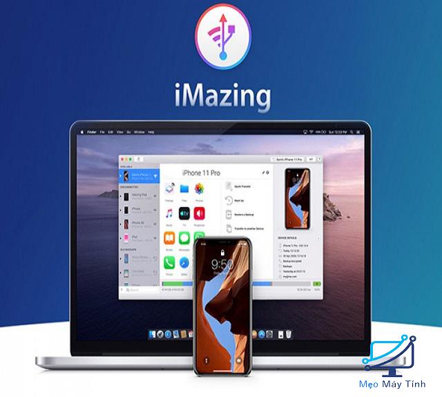 Phần mềm iMazing kết nối iphone với máy tính