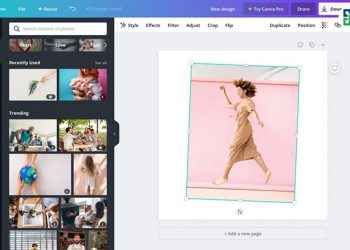 Phần mềm thiết kế poster Canva