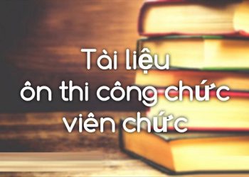 tài liệu ôn thi công chức